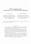 Research paper thumbnail of Sobre la relación entre la Semántica GS y el Razonamiento Rebatible