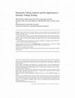 Research paper thumbnail of Parametric timing analysis and its application to dynamic voltage scaling