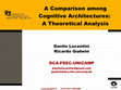 Research paper thumbnail of A Comparison Among Cognitive Architectures: A Theoretical Analysis