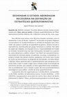 Research paper thumbnail of Desvendar o Estado: abordagem necessária na definição de estratégias queer/feministas