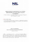 Research paper thumbnail of High Burnup Changes in UO2FUELS Irradiated Up to 83 GWD/T in M5(R)CLADDINGS