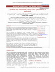 Research paper thumbnail of Synthesis and antimalarial activity of new quinazolinone-4 derivatives