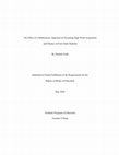 Research paper thumbnail of The Effect of a Multisensory Approach on Increasing Sight Word Acquisition and Fluency in First Grade Students