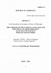 Research paper thumbnail of THE CORPUSES OF THE NATIONAL LANGUAGES AND PRINCIPLES  OF THEIR FORMATION (on the basis of the materials of  British and American English)