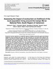 Research paper thumbnail of Assessing the impact of ecotourism on livelihood of the local population living around the Campo Maan National Park, South Region of Cameroon