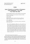 Research paper thumbnail of Agency Perspectives on Transition to Participatory Forest Management: A Case Study From Tamil Nadu, India