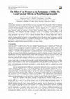 Research paper thumbnail of The Effect of Tax Payment on the Performance of SMEs: The Case of Selected SMEs in Ga West Municipal Assembly