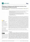 Research paper thumbnail of Evaluation of Anticancer and Antibacterial Activity of Four 4-Thiazolidinone-Based Derivatives