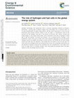 Research paper thumbnail of The role of hydrogen and fuel cells in the global energy system