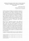 Research paper thumbnail of Internacionalismo como tema e como projeto de vida - entrevista com Rosana Pinheiro-Machado