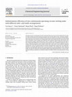 Research paper thumbnail of Sedimentation efficiency of two continuously operating circular settling tanks with different inlet- and outlet arrangements