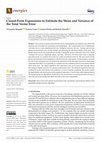 Research paper thumbnail of Closed-Form Expressions to Estimate the Mean and Variance of the Total Vector Error