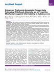 Research paper thumbnail of Enhanced Prefrontal-Amygdala Connectivity Following Childhood Adversity as a Protective Mechanism Against Internalizing in Adolescence