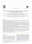 Research paper thumbnail of Effects of electrode density and electrolyte spreading in dense array electroencephalographic recording