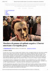 Research paper thumbnail of Maschere di gomma ed epifanie negative. L’horror americano e la tragedia greca