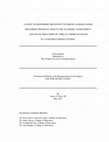 Research paper thumbnail of A Study to Determine the Extent to Which a School Based Mentoring Program Affects the Academic Achievement and Social Behaviors of African American Males in a Suburban Middle School