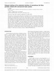 Research paper thumbnail of Delayed melting at the substrate interface of amorphous Ge films partially melted with nanosecond laser pulses