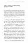 Research paper thumbnail of Ortega for president: The religious rebirth of Sandinismo in Nicaragua