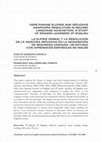 Research paper thumbnail of Verb phrase ellipsis and reflexive anaphora resolution in second language acquisition: a study of Spanish learners of English