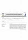 Research paper thumbnail of Information and communication technology adoption for business benefits: A case analysis of an integrated paperless system