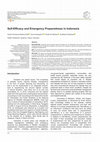 Research paper thumbnail of Self-Efficacy and Emergency Preparedness in Indonesia