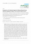 Research paper thumbnail of Article Perspectives of Feedstock Supply for Biomass-Based Energy Plant Development in India: Views from an Expert Survey