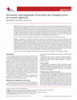 Research paper thumbnail of Occurrence and magnitude of low flows for Canadian rivers: an ecozone approach