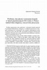 Research paper thumbnail of Problemy złej jakości wykonania książek w latach pięćdziesiątych XX wieku w Polsce: stalinowskie diagnozy, rzeczywiste przyczyny