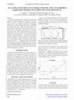 Research paper thumbnail of An Ultra-low Emittance Model for the ANKA Synchrotron Radiation Source Including Non-linear Effects