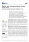 Research paper thumbnail of Harnessing Liquid Biopsies to Guide Immune Checkpoint Inhibitor Therapy