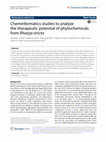 Research paper thumbnail of Cheminformatics studies to analyze the therapeutic potential of phytochemicals from Rhazya stricta