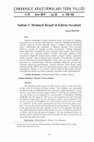 Research paper thumbnail of Sultan V. Mehmed Reşad’ın Edirne Seyahati