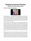 Research paper thumbnail of Hospital Acquired Infection Challenge for the developing country