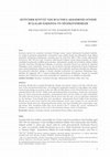 Research paper thumbnail of “Seyitömer Höyüğü’nde Bulunmuş Akhaimenid Dönemi Bullaları Hakkında Ön Değerlendirmeler”