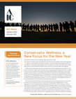 Research paper thumbnail of Conservator Wellness, a New Focus for the New Year