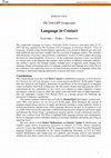 Research paper thumbnail of Introduction: Language in Contact: Yesterday – Today – Tomorrow