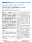 Research paper thumbnail of Defective Oxidative Phosphorylation in Thyroid Oncocytic Carcinoma Is Associated with Pathogenic Mitochondrial DNA Mutations Affecting Complexes I and III