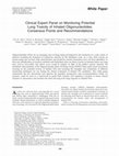 Research paper thumbnail of Clinical expert panel on monitoring potential lung toxicity of inhaled oligonucleotides: consensus points and recommendations