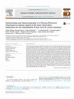 Research paper thumbnail of Sedimentology and Palynostratigraphy of a Pliocene-Pleistocene (Piacenzian to Gelasian) deposit in the lower Negro River: Implications for the establishment of large rivers in Central Amazonia