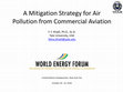 Research paper thumbnail of A Mitigation Strategy for Air Pollution from Commercial Aviation