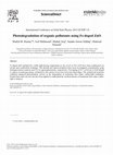 Research paper thumbnail of Photodegradation of Organic Pollutants Using an Efficient Molybdate Intercalated Mg 2+ /Fe 3+ Layered Double Hydroxide (LDH)