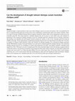 Research paper thumbnail of Can the development of drought tolerant ideotype sustain Australian chickpea yield?