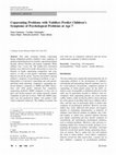 Research paper thumbnail of Coparenting Problems with Toddlers Predict Children's Symptoms of Psychological Problems at Age 7