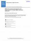 Research paper thumbnail of NPM of the masses: the expansion and modernisation in Chilean higher education, 1999-2016