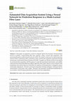 Research paper thumbnail of Automated Data Acquisition System Using a Neural Network for Prediction Response in a Mode-Locked Fiber Laser