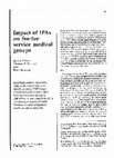 Research paper thumbnail of Impact of IPAs on fee-for service medical groups