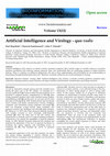 Research paper thumbnail of Artificial Intelligence and Virology - quo vadis