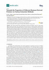 Research paper thumbnail of Towards the Properties of Different Biomass-Derived Proteins via Various Extraction Methods