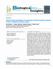 Research paper thumbnail of Infection induced polypeptides in the hemolymph of female mosquitoes of species A and B of Anopheles culicifacies complex