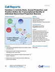 Research paper thumbnail of Variation in Activity State, Axonal Projection, and Position Define the Transcriptional Identity of Individual Neocortical Projection Neurons